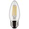 6Pk - Satco 5.5w B11 LED 2700K Medium Base Dimmable - 60w equiv